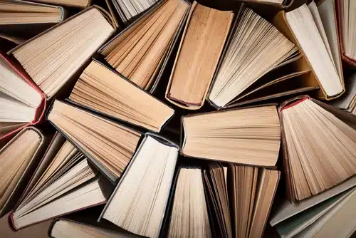 tops of books