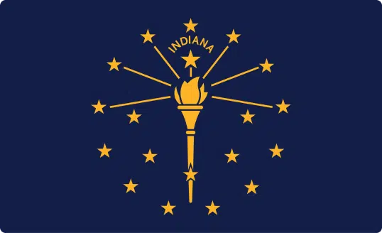 indiana state flag