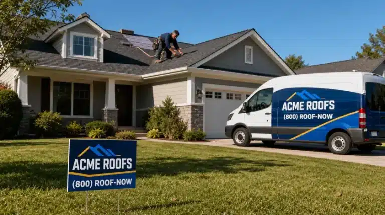 how to market a roofing company