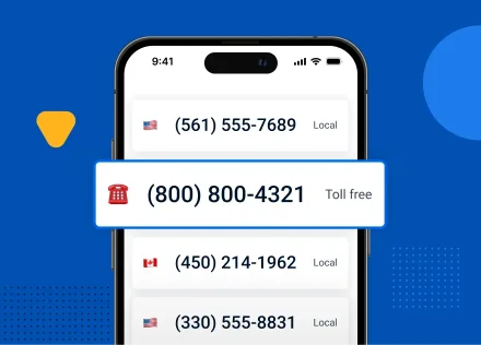 What is a toll-free number?
